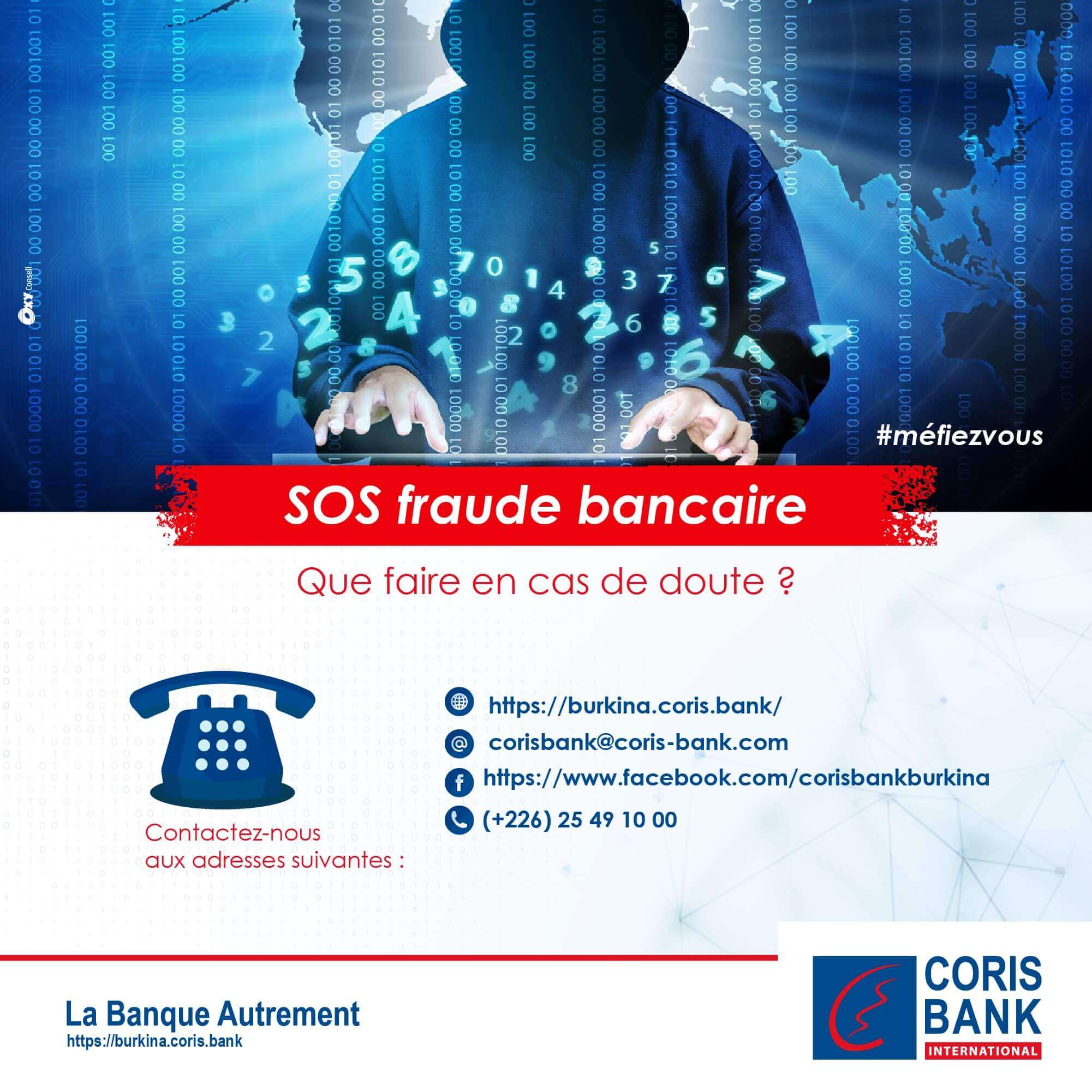 SOS Fraude Bancaire! Que Faire En Cas De Doute? - Coris Bank ...